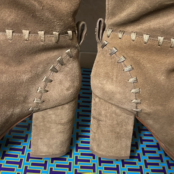 Tory Burch Contraire 90MM suede knee boots - Picture 11 of 16